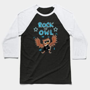 Rock 'N Owl Baseball T-Shirt